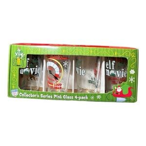 NEW! Elf the Movie Collector's Series Pint Glass 4-Pack Christmas Collectible